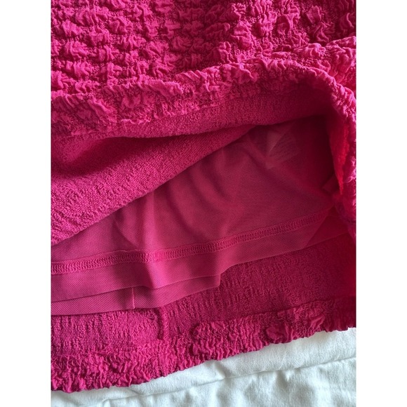 New Anthropologie Dress Ribbed Midi Pink Sleeveless V-Neck Size Medium $148 - Picture 7 of 10